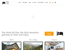 Tablet Screenshot of hoteldeloso.es